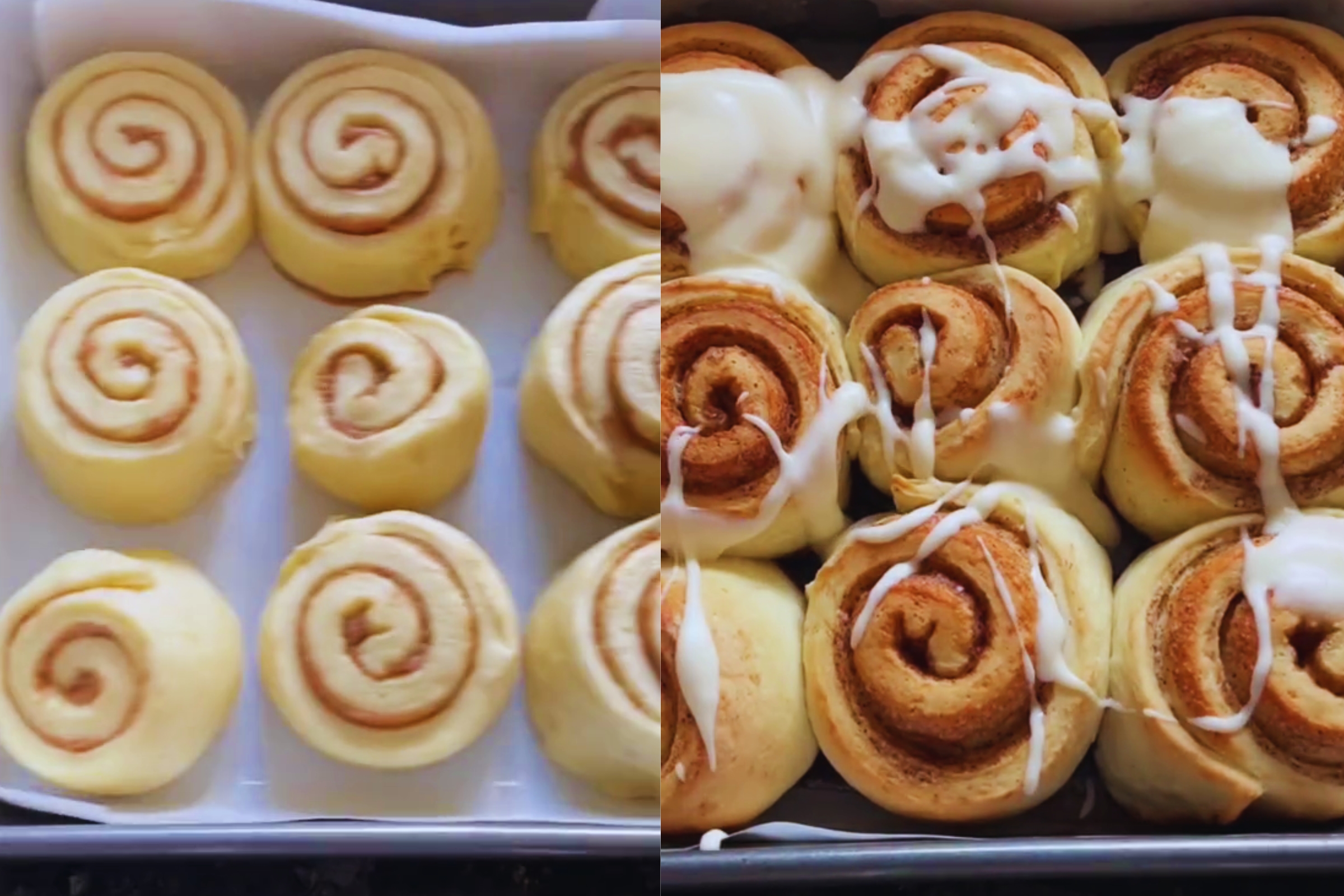 Cinnamon roll é um pãozinho doce de canela que foi criado na