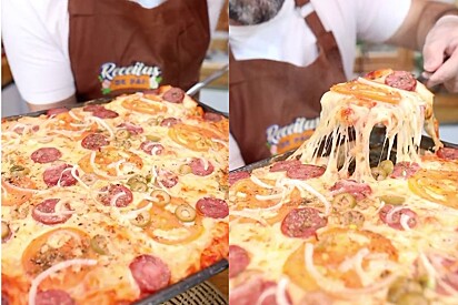 Pizza caseira com massa mole, aprenda a fazer agora mesmo
