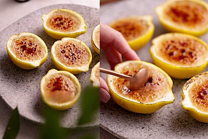 Creme Brulee no limão siciliano: uma combinação espetacular