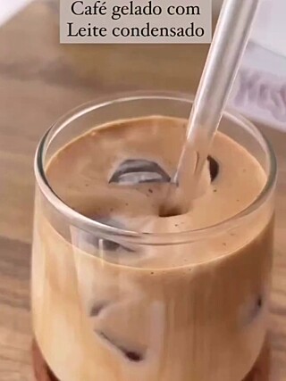 Café gelado com leite condensado - receita simples e deliciosa