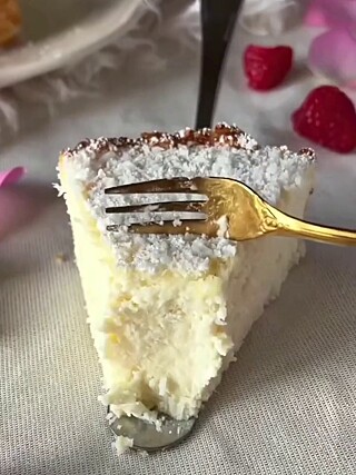 Torta de ricota com coco sem açúcar - O sabor do coco com com a cremosidade da ricota