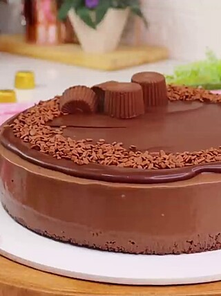 Torta Mousse de Chocolate Alpino: 'Receita de Confeitaria'