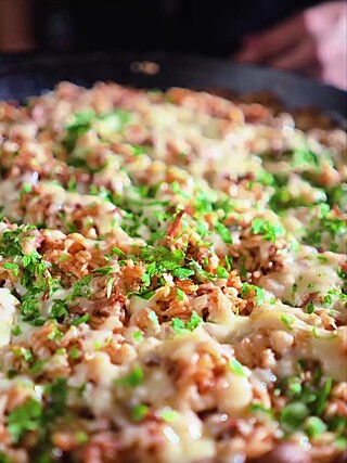 Arroz com cupim desmanchante - Receita de almoço de domingo