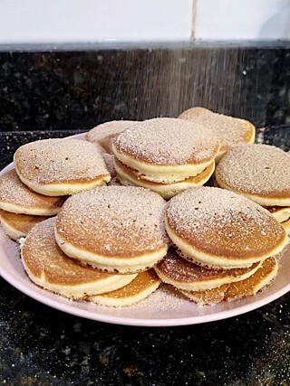 Bolinhos de chuva sem óleo que as crianças irão amar